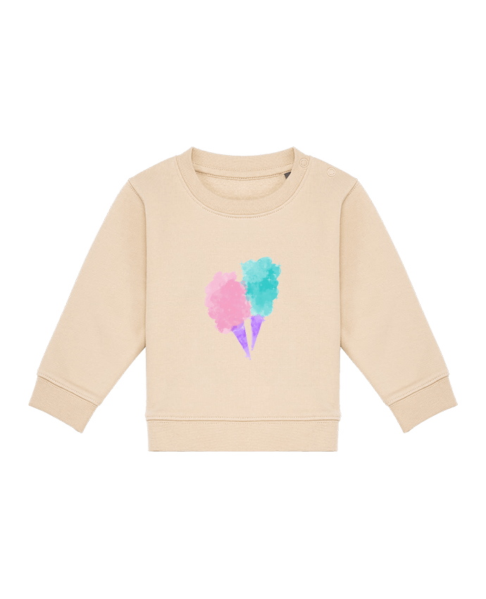 Sweat bébé Watercolor Cotton Candy par PinkGlitter