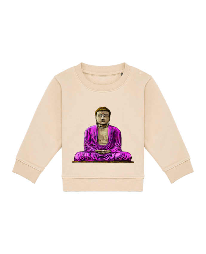 Sweatshirt bébé écoresponsable Bouddha Pop por Numartis