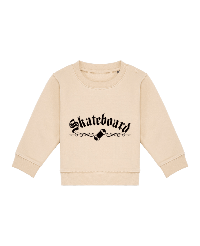 Sweatshirt bébé écoresponsable Skateboard by Freeyourshirt.com