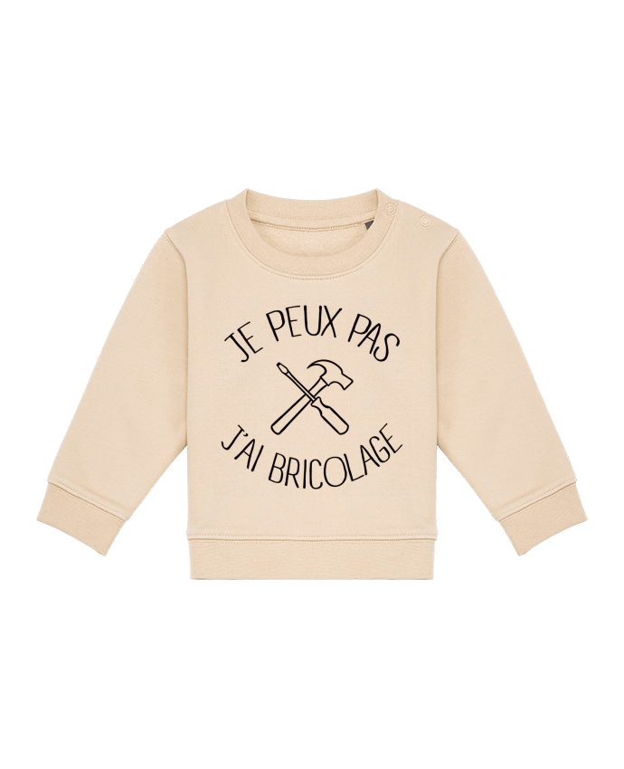 Sweat bébé Je peux pas j'ai Bricolage par Freeyourshirt.com
