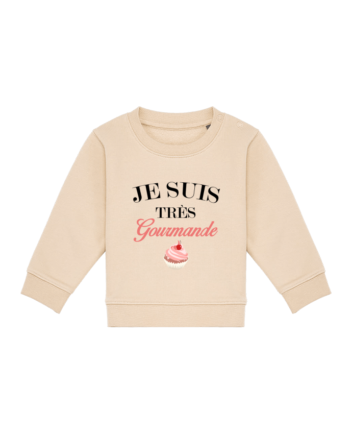Sweat bébé Je suis très gourmande par tunetoo
