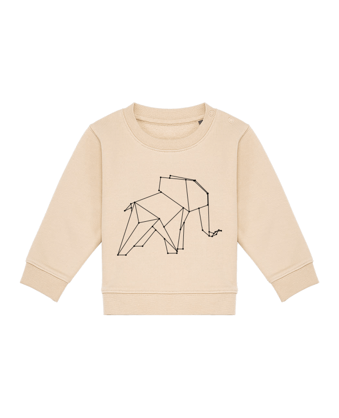 Sweat bébé Origami elephant par /wait-design
