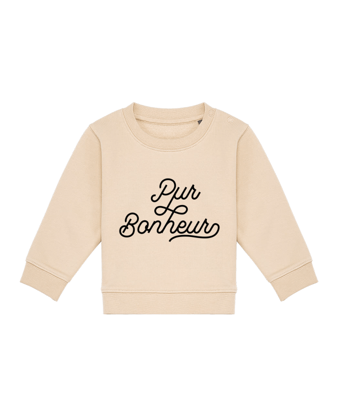 Sweatshirt bébé écoresponsable Pur bonheur by Les Caprices de Filles
