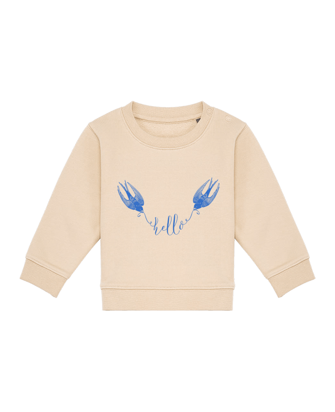 Sweat bébé Hello par Les Caprices de Filles