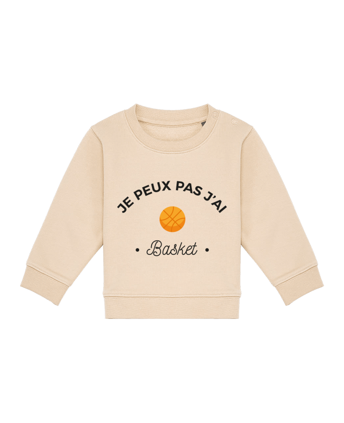 Sweat bébé Je peux pas j'ai basket par Ruuud