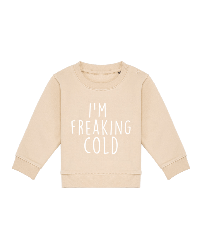 Sweat bébé I'm freaking cold par Bichette