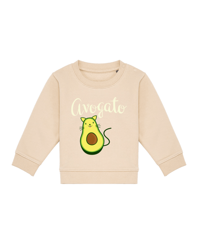 Sweatshirt bébé écoresponsable Avogato por Bichette