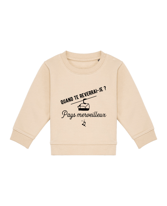 Sweat bébé Pays merveilleux humour par Original t-shirt