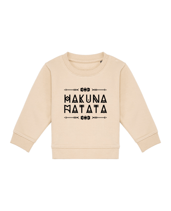 Sweatshirt bébé écoresponsable hakuna matata por DesignMe