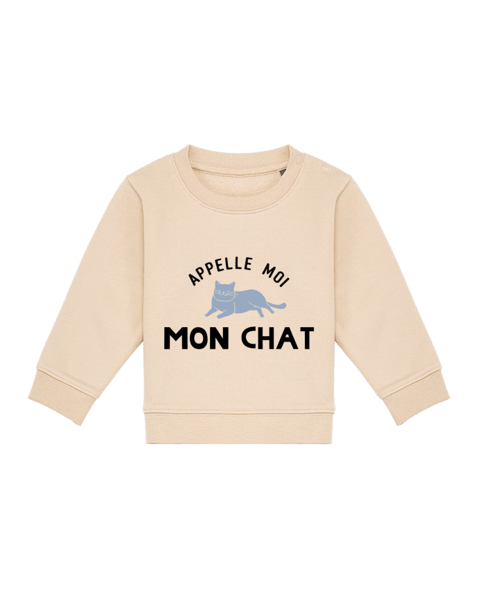 Sweat bébé Appelle moi mon chat par tunetoo