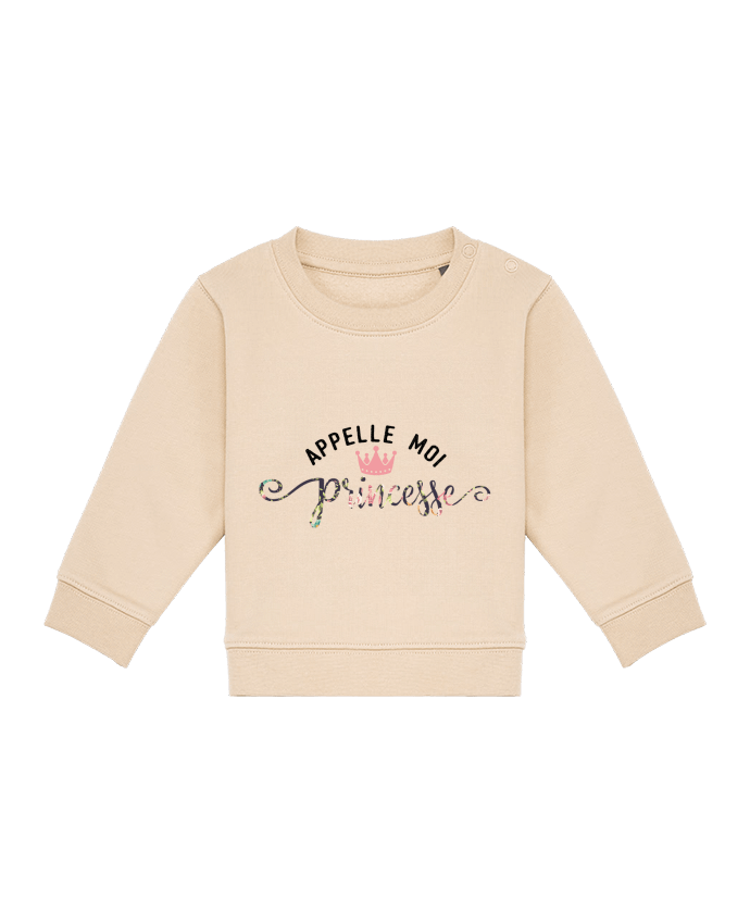 Sweat bébé Appelle moi princesse par tunetoo
