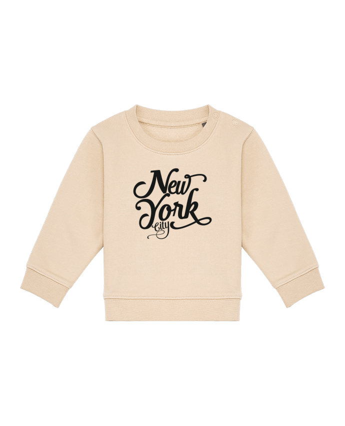 Sweatshirt bébé écoresponsable New York City por justsayin
