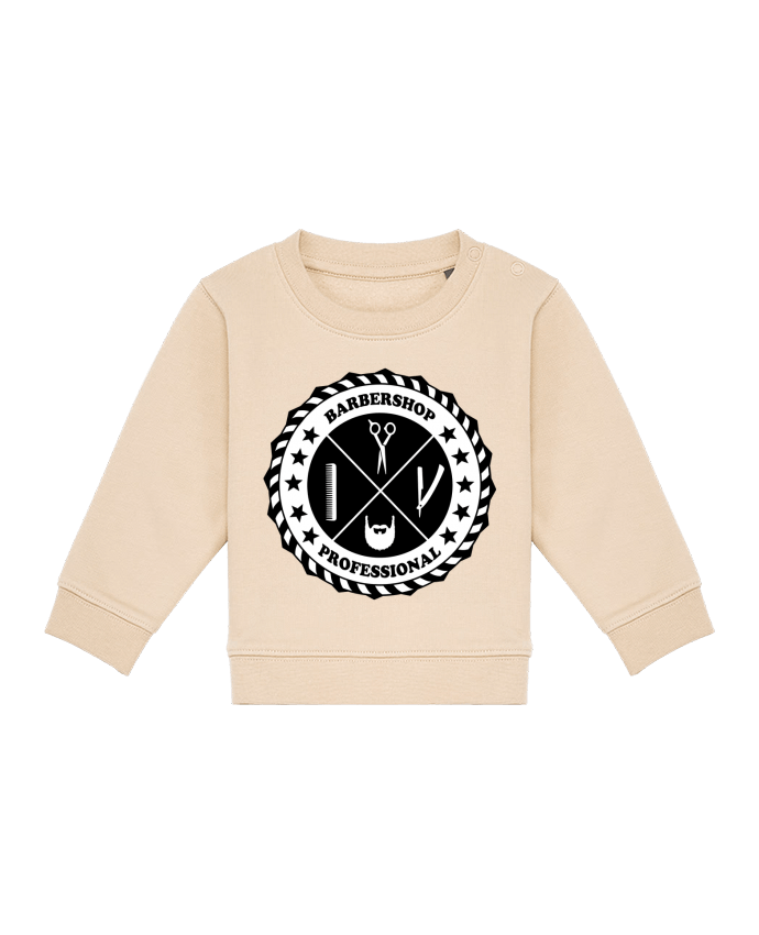 Sweat bébé BARBERSHOP BLASON par SG LXXXIII