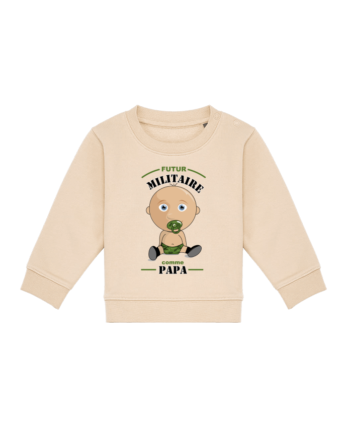 Sweat bébé Futur militaire comme papa par GraphiCK-Kids