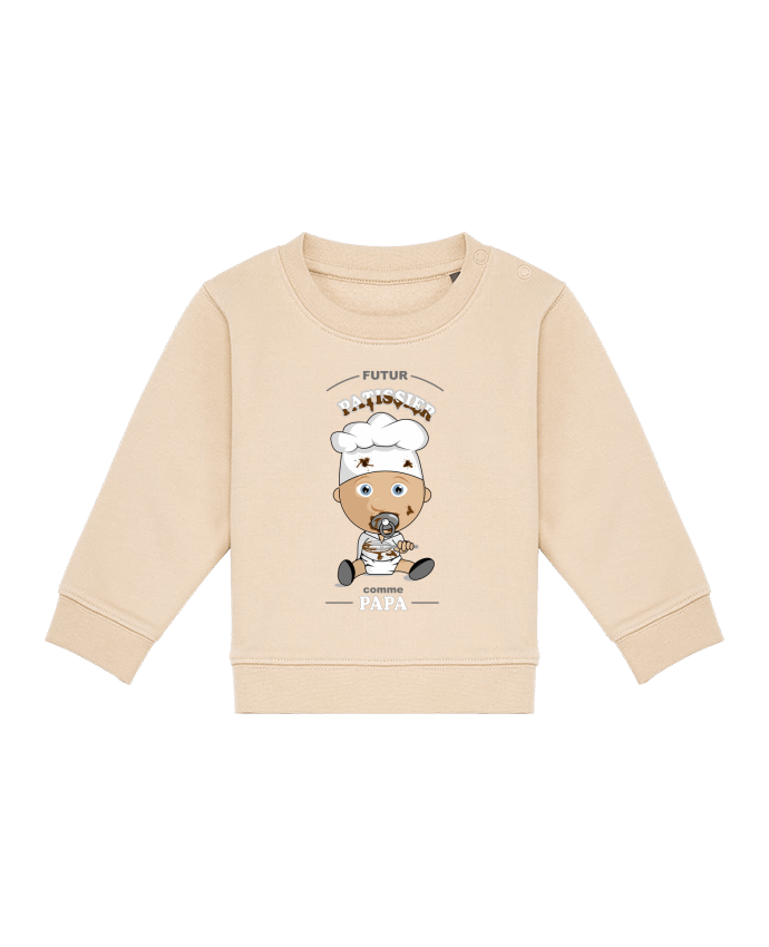 Sweat bébé Futur pâtissier comme papa par GraphiCK-Kids