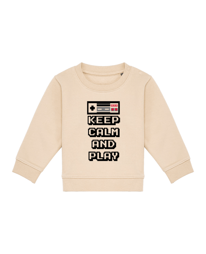 Sweat bébé KEEP CALM AND PLAY par SG LXXXIII