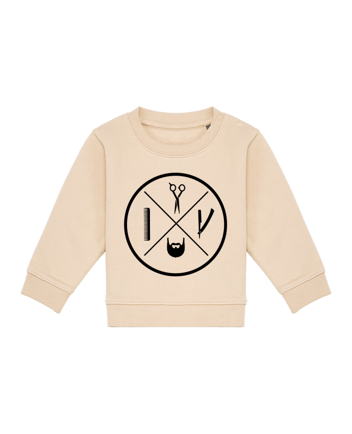 Sweat bébé BARBERSHOP BLASON par SG LXXXIII