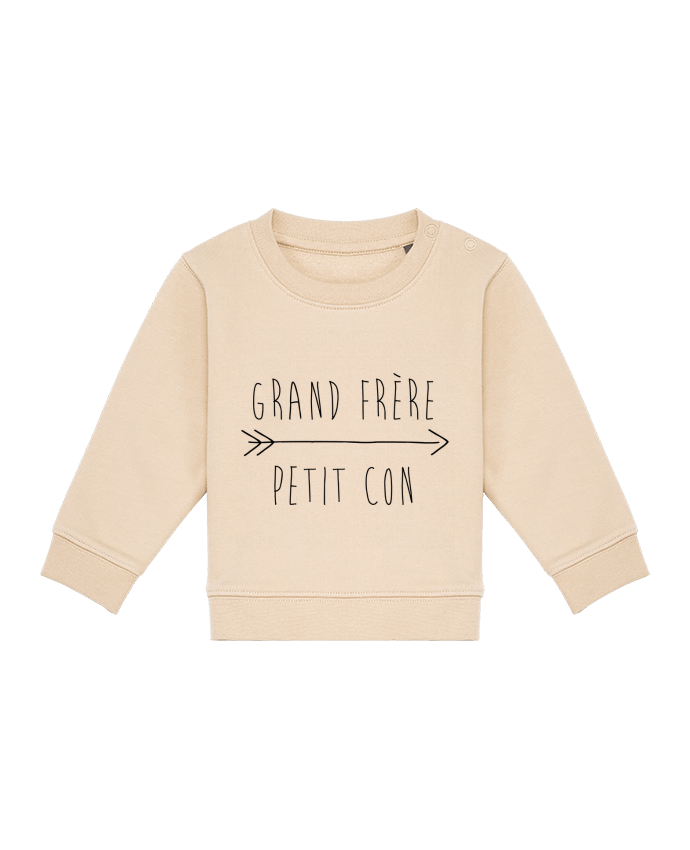 Sweat bébé Grand frère, petit con par tunetoo