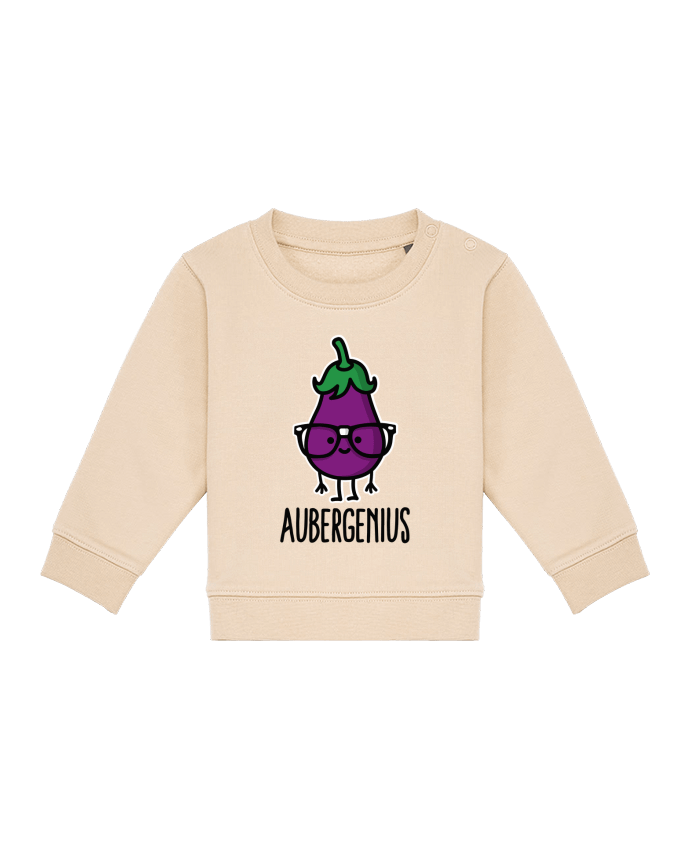 Sweat bébé Aubergenius par LaundryFactory