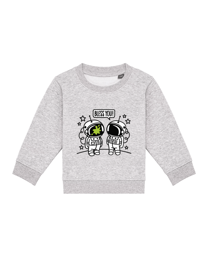 Sweatshirt bébé écoresponsable Bless you por LaundryFactory