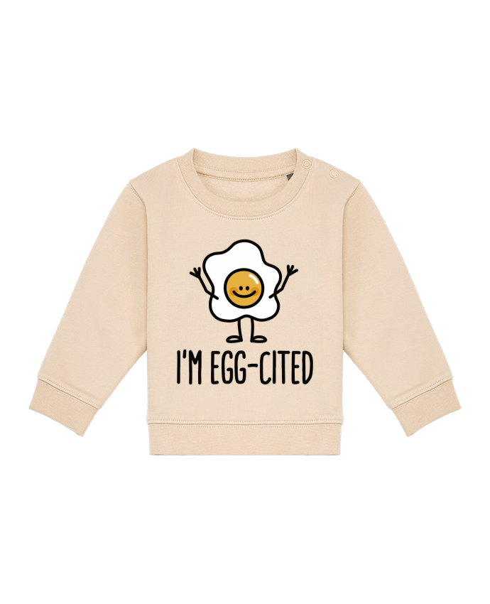 Sweat bébé I'm egg-cited par LaundryFactory
