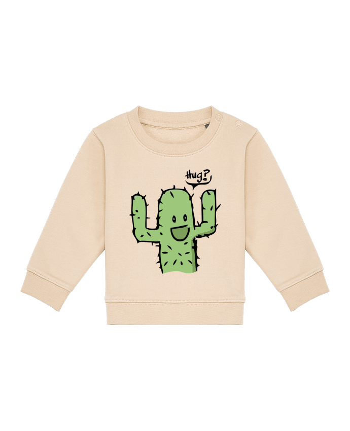 Sweat bébé cactus calin gratuit par Tête Au Carré