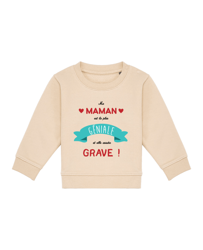 Sweat bébé Ma maman est la plus géniale par tunetoo