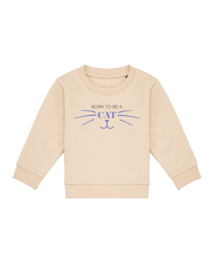 Sweat bébé Born to be a cat par tunetoo