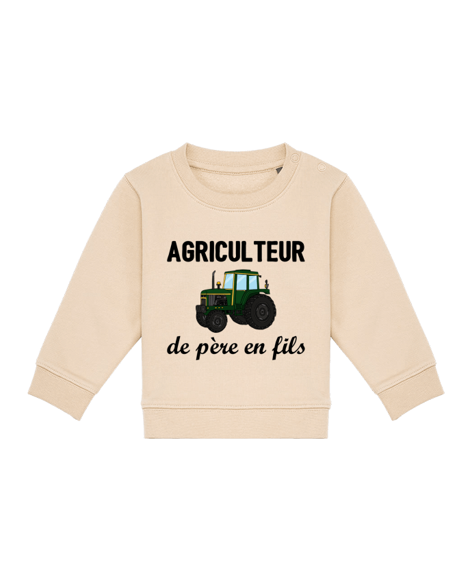 Sweat bébé Agriculteur de père en fils par tunetoo