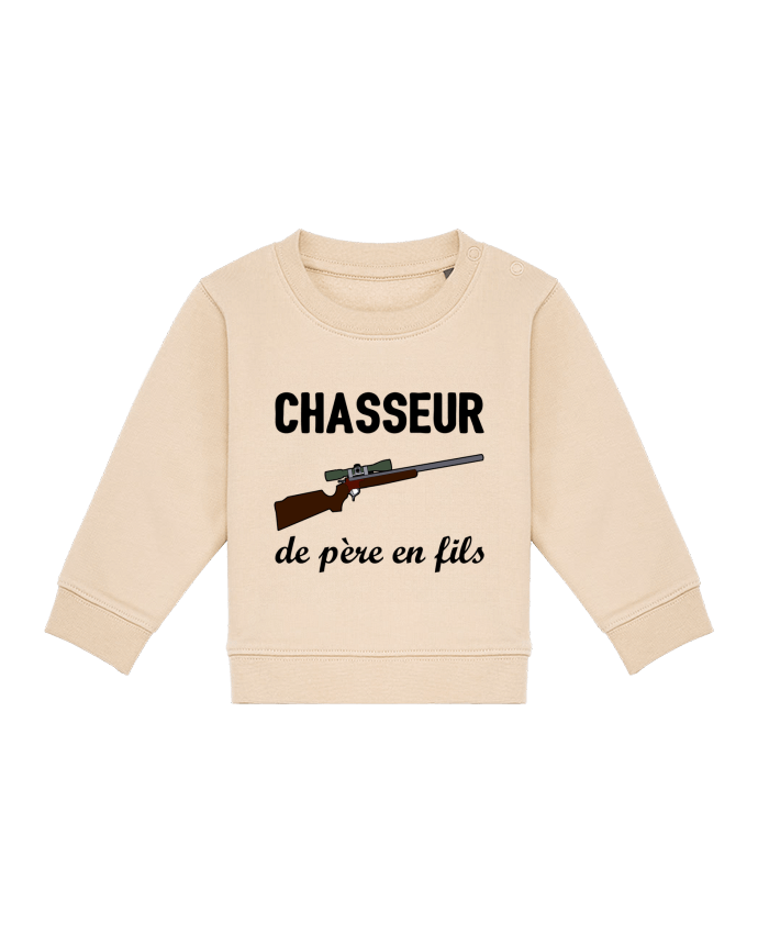 Sweat bébé Chasseur de père en fils par tunetoo