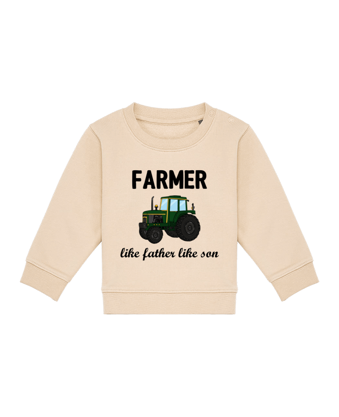 Sweat bébé Farmer Like father like son par tunetoo