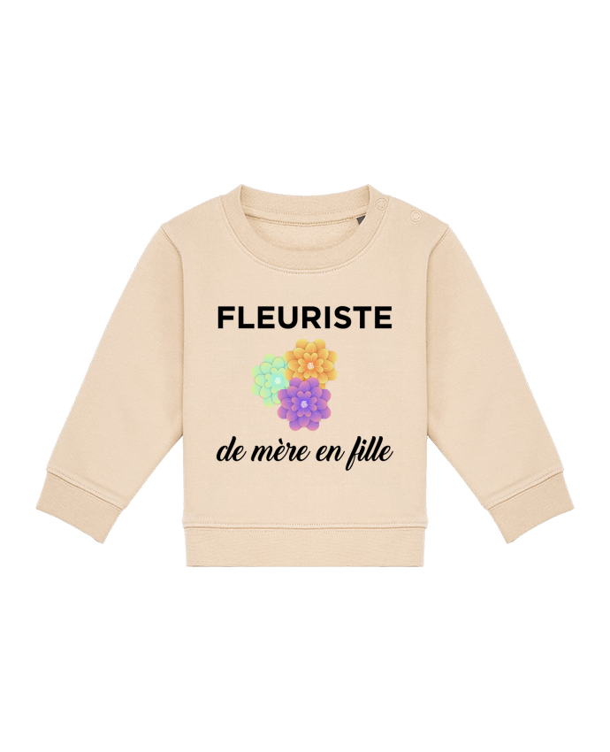 Sweat bébé Fleuriste de mère en fille par tunetoo