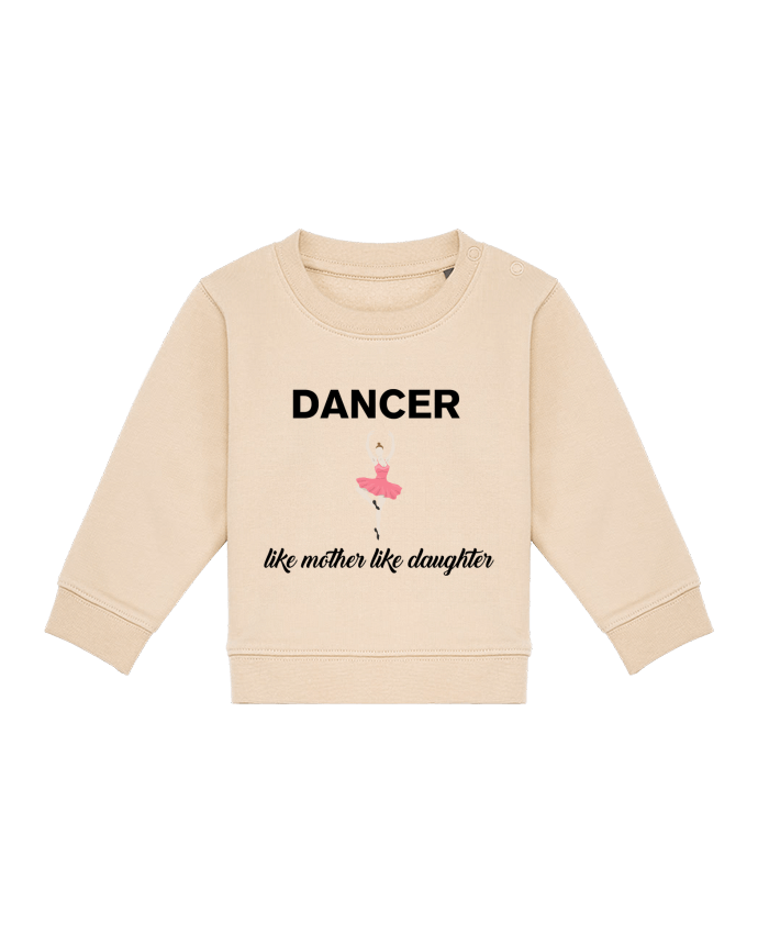 Sweatshirt bébé écoresponsable Dancer like mother like daughter by tunetoo