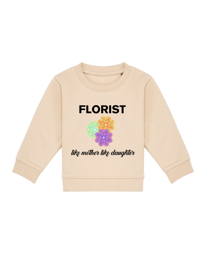 Sweat bébé Florist like mother like daughter par tunetoo