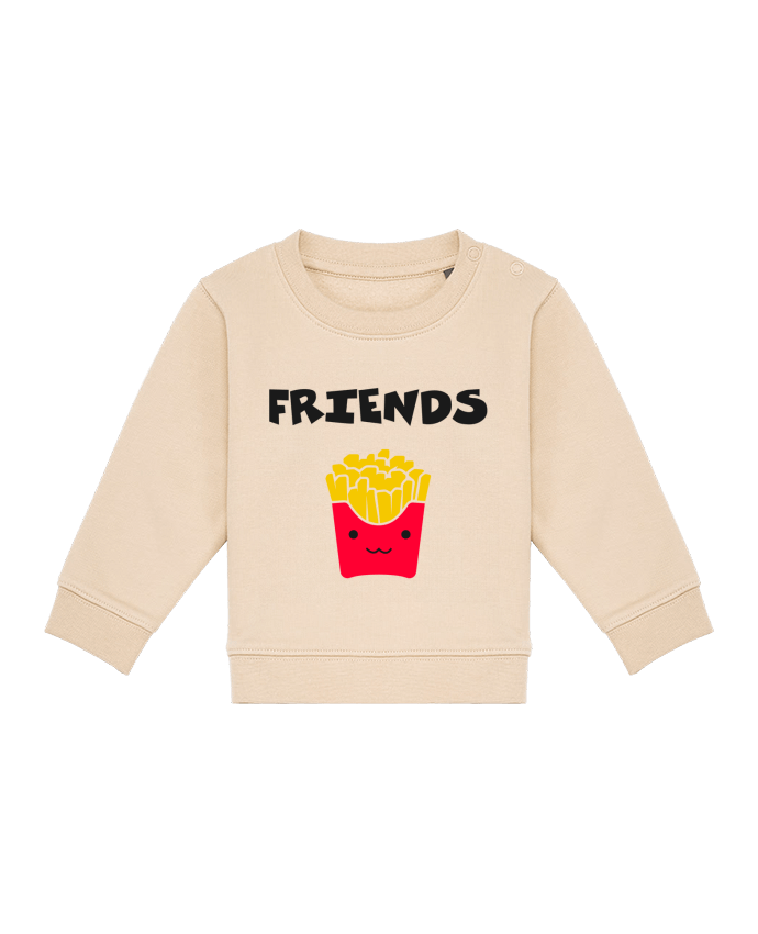 Sweat bébé BEST FRIENDS FRIES par tunetoo