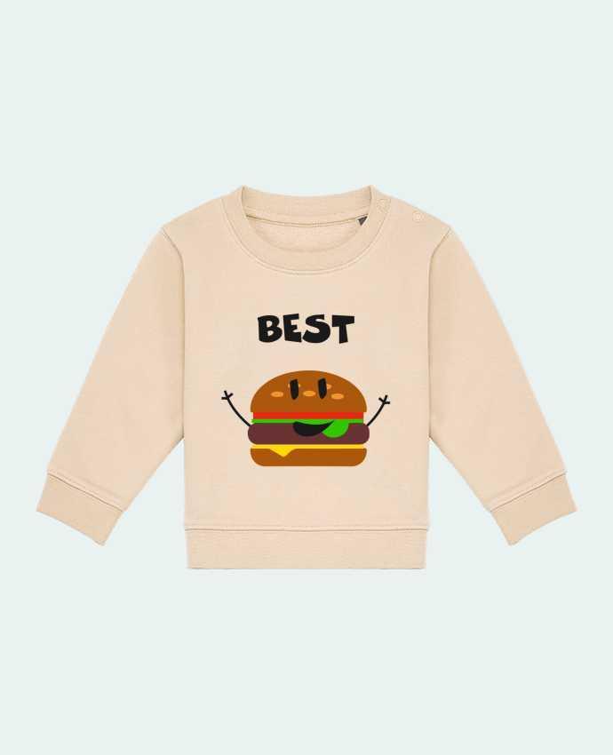 Sweat bébé BEST FRIENDS BURGER 1 par tunetoo
