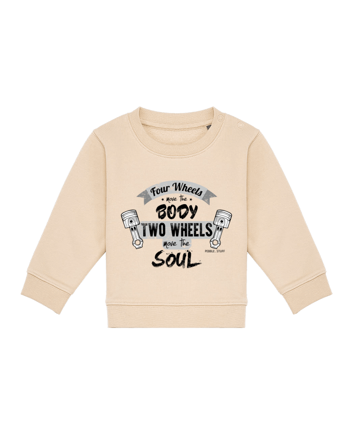 Sweat bébé Moto Wheels Life par Original t-shirt