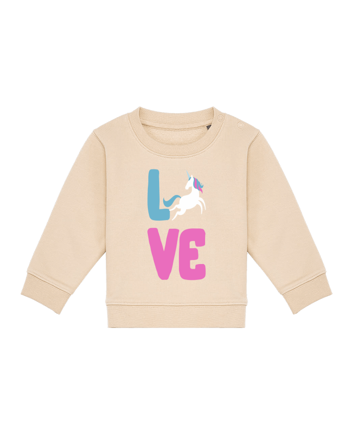 Sweat bébé Unicorn love par Original t-shirt