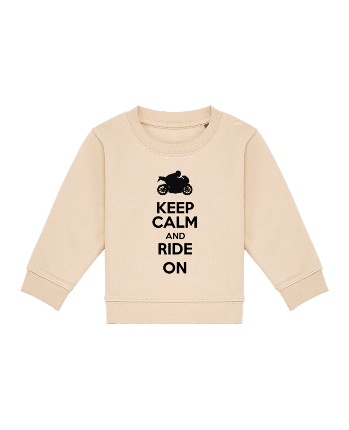 Sweat bébé Keep calm Moto par Original t-shirt