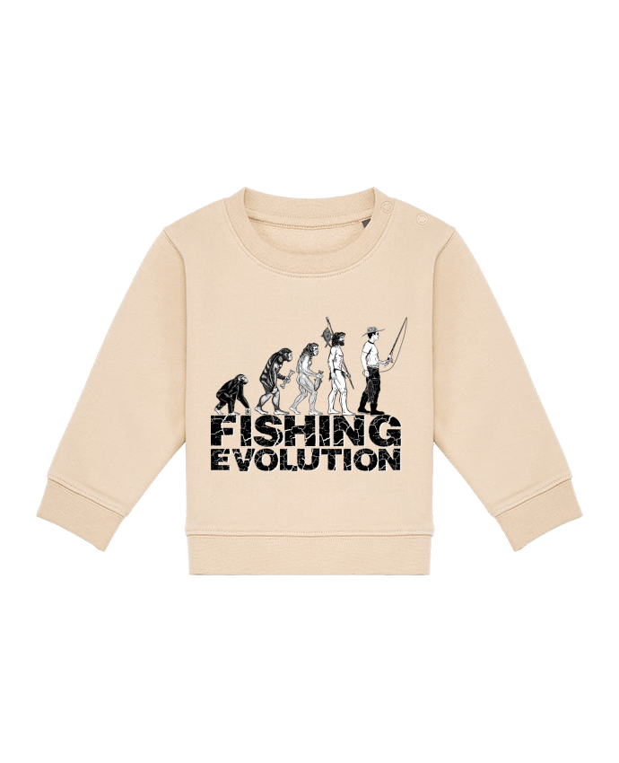 Sweat bébé Fishing evolution par Original t-shirt