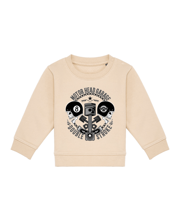 Sweat bébé Motor Head Biker par Original t-shirt