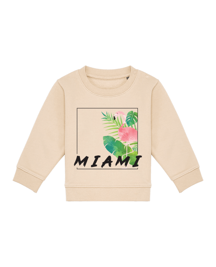 Sweatshirt bébé écoresponsable Miami por KOIOS design