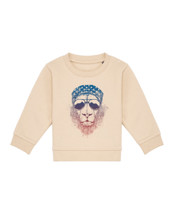 Sweat bébé Wild lion par Balàzs Solti