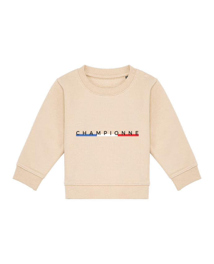 Sweatshirt bébé écoresponsable Championne por Nana
