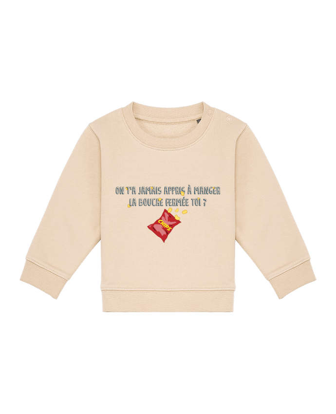 Sweat bébé Manger la bouche fermée Citation Dikkenek par tunetoo