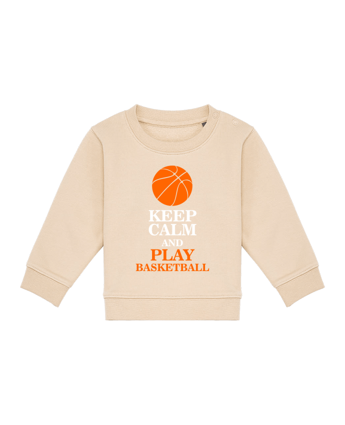 Sweat bébé Keep calm and play basketball par Original t-shirt