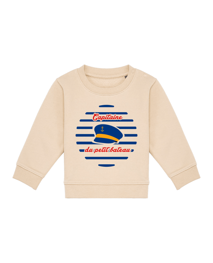 Sweat bébé Capitaine du petit bateau par tunetoo