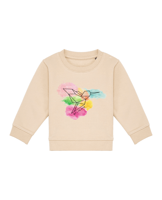 Sweat bébé Let's fly away par Cassiopia®