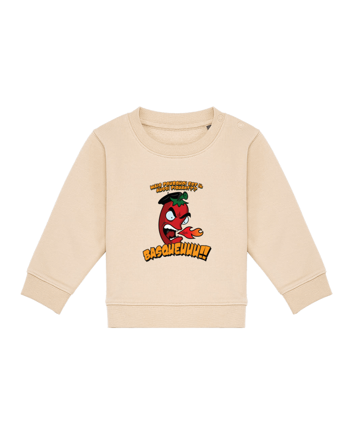 Sweat bébé PIMENT BASQUE par PTIT MYTHO