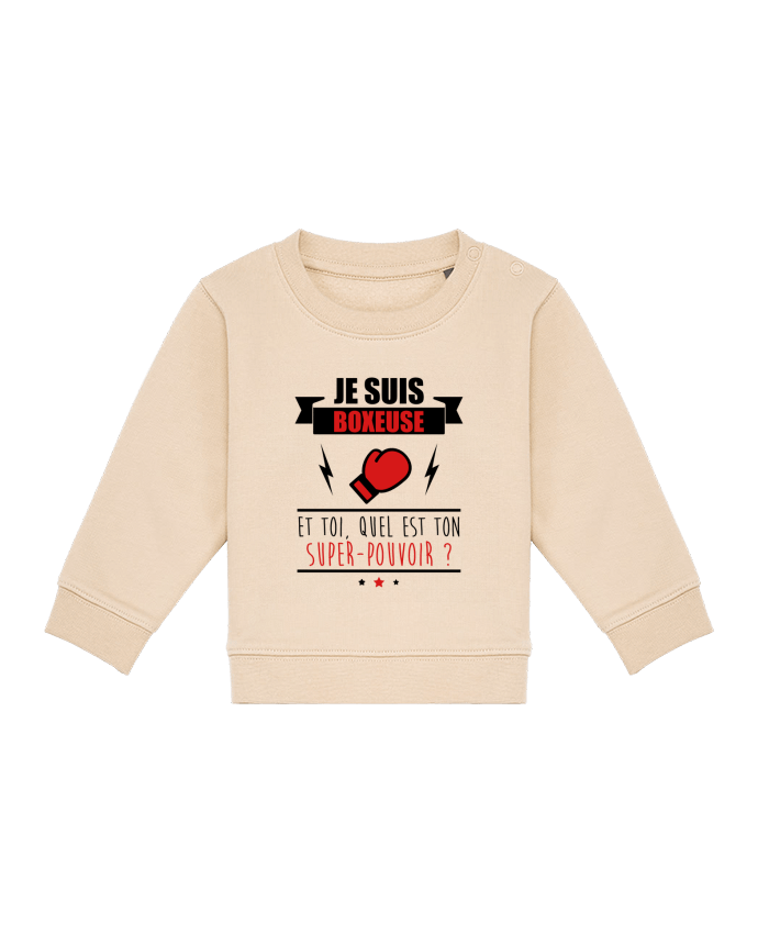 Sweat bébé Je suis boxeuse et toi, quel est ton super-pouvoir ? par Benichan